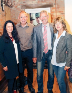 Geschätsführerin Martina Kühnel mit Jörg Pliskat, Frank Strauchmeier und Sabine Hellmer